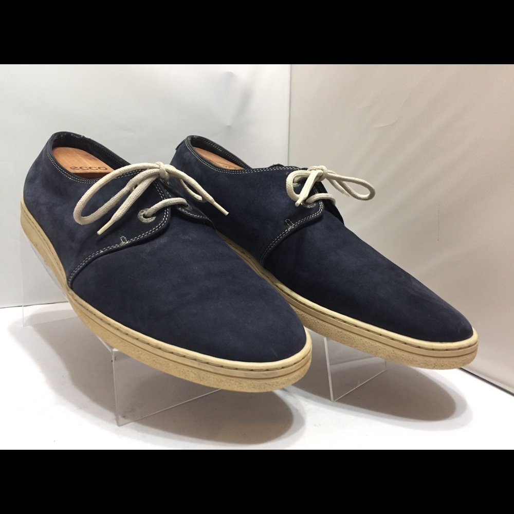 Salvatore Ferragamo Blue Nubuck Sneakers Size 12 D